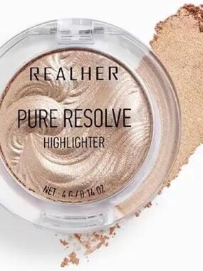 NIB RealHer Pure Resolve Highlighter – Champagne Glow
